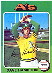 1975 Topps Baseball Cards      428     Dave Hamilton